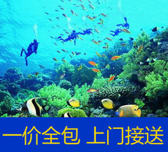 随到随取！海南三亚旅游蜈支洲岛一价全包门船票30种海上项目潜水