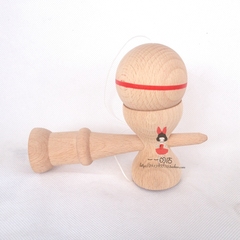 TWB 原木 高档榉木 画线 技巧球 kendama 优质剑玉 剑球传统玩具