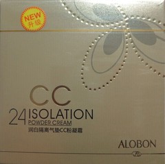 AloBon/雅邦润白隔离气垫CC粉凝霜15g 包邮