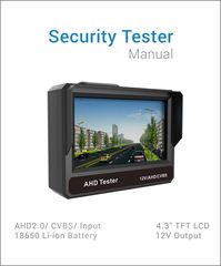 4.3寸屏模拟AHD工程宝 视频监控测试仪支持AHD同轴高清模拟摄像机