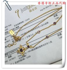 香港代购justgold镇金店歌德项链17既瓤钜豢诩