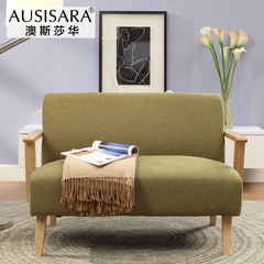 新款小户型布艺沙发椅 北欧田园创意单双人沙发日式现代简易客厅
