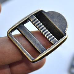 古铜色 枪色金属加厚 书包配件梯扣目字扣包带调节扣2.5厘米