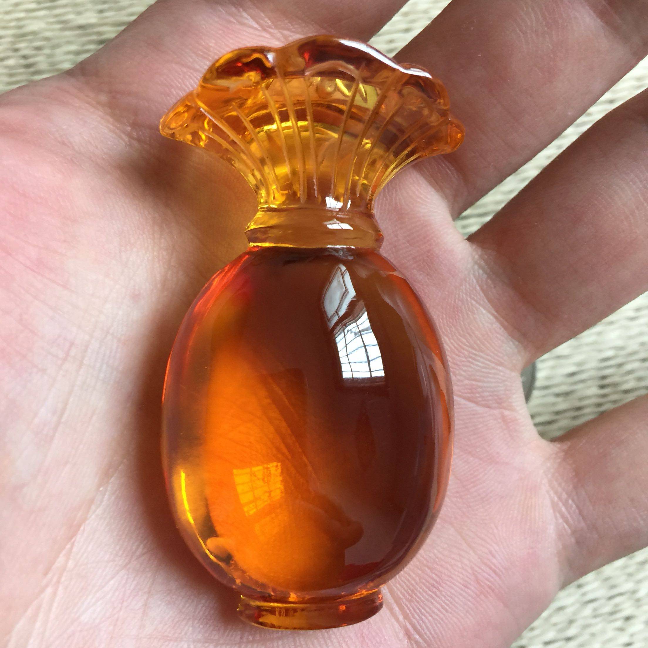 纯天然巴西橘黄色黄水晶吊坠雕件平安瓶子男女女款项坠