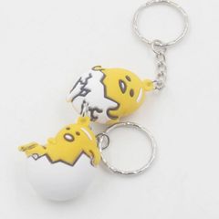 gudetama 懒懒鸡蛋哥哥动漫立体单面款小挂件钥匙扣 蛋黄君