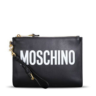 mcm包logo不明顯 Moschino莫斯奇諾 個性字母logo歐美時尚錢包手腕包8404 mcm包包logo