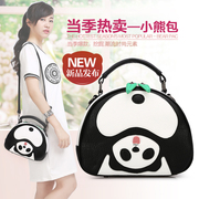 ZYA color bag 2015 new tide Panda printed bags autumn/winter women's Crossbody handbag women bag