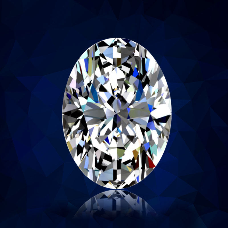 秦韵轩gia 1.01克拉 h色 vvs1净度 椭圆形钻石amf