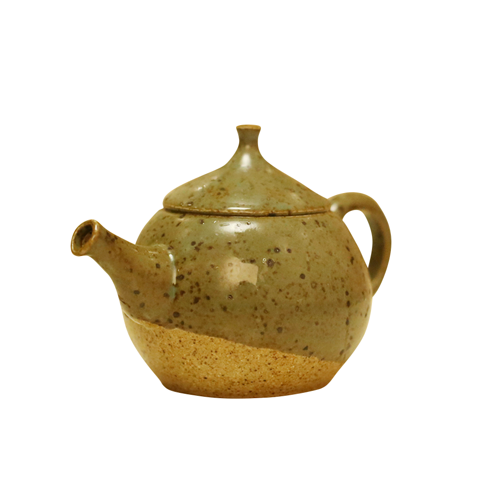 定窑粗瓷《汝青梨形壶》省大师 闫玉伟工作室