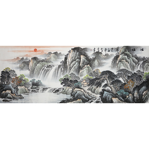 《松崖揽胜》0次出价结束10月28日 22:00当前价06800赵墨《秋》水墨