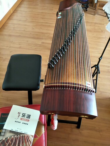 评测祥音老红木演奏考级儿童成人古筝老红木轻薄古筝质量好不好怎么样