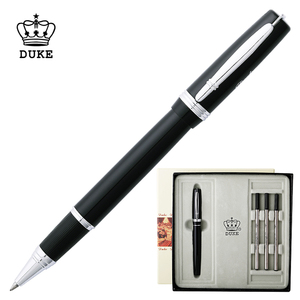 duke公爵中性签字宝珠水笔金属笔西庸城堡系列笔芯套装定制刻字