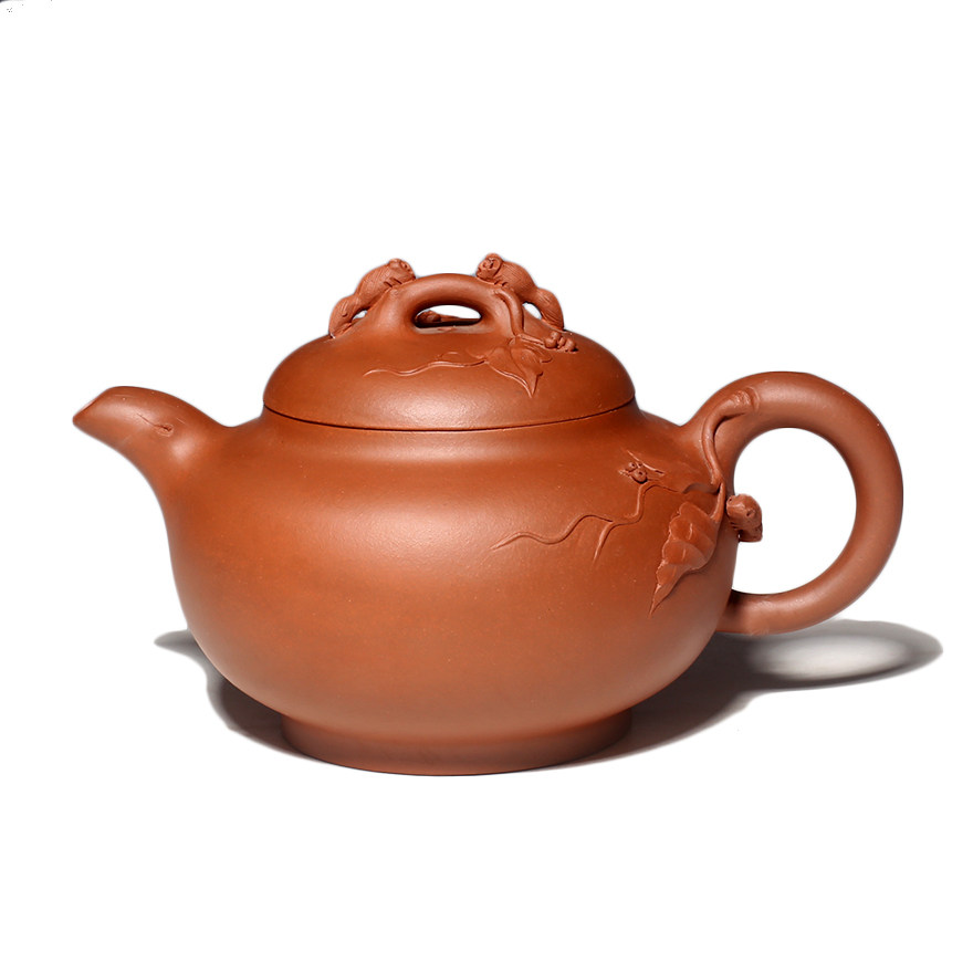 《松鼠》 国家工艺美术师原矿紫砂壶周顺芳作品