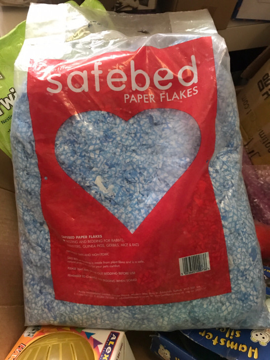 英国safebed仓鼠纸片纸棉500g左右