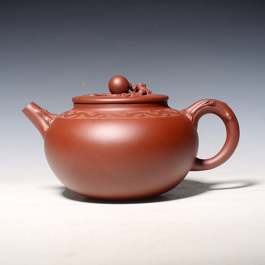 《葡萄》 国家研究员级高级工艺美术师韩小虎原矿紫砂壶