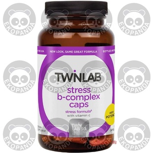 Twinlab Stress B-Complex Capsules with Vitamin C, 100 Count