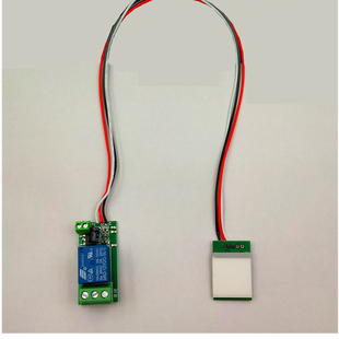 极速1路电容式触摸按键感应模块继电器开关触控 12V24V按钮自锁点