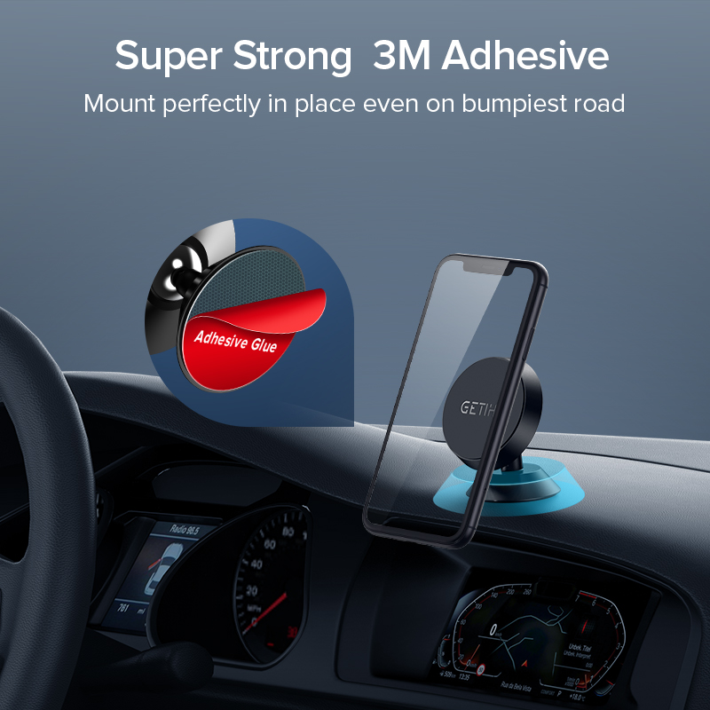 极速GETIHU Magnetic Car Phone Holder Magnet Mount Mobile Cel