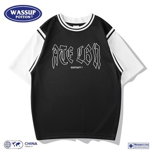 WASSUP青少年篮球训练服运动B套装男夏季初高中生速干短袖短裤一