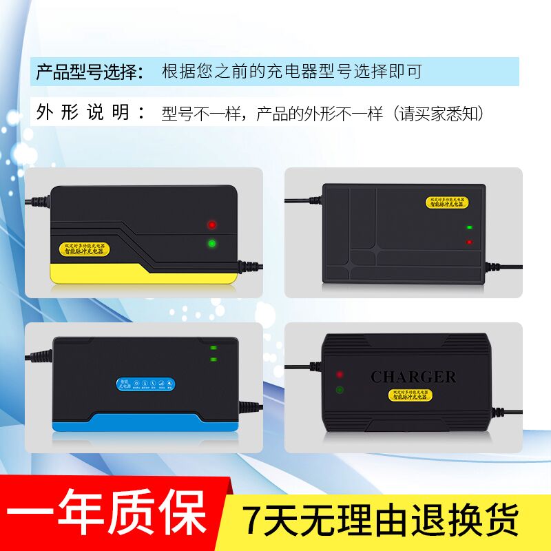 推荐电动车电瓶充电器48V12AH20AH60V64V72V120V96V新日爱玛雅迪