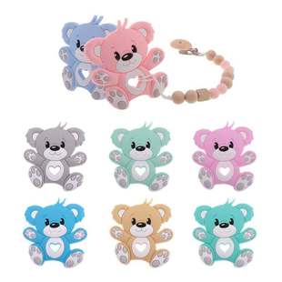 速发10pcs Silicone Teethers Babies Accessories Newborn Baby