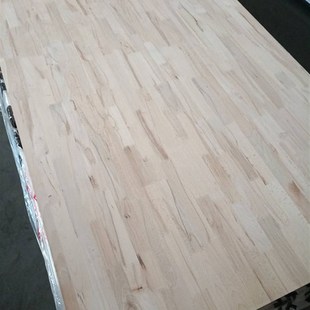 直销爆品白蜡木直拼板 集成板材 家俱E板 整体橱柜台面大板 实木