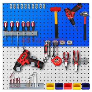 推荐洞洞墙板五金工具挂板加厚工具挂钩汽车美容维修方孔整理挂墙