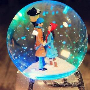 推荐Couple Music Crystal Ball Beautiful Multifunctional Snow