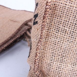 新品收纳咖啡豆个性布袋包装袋半磅熟豆产地生豆小棉麻袋店装饰专