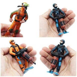 推荐Miniature Diver Figurines Models People Set Mini Swimmer