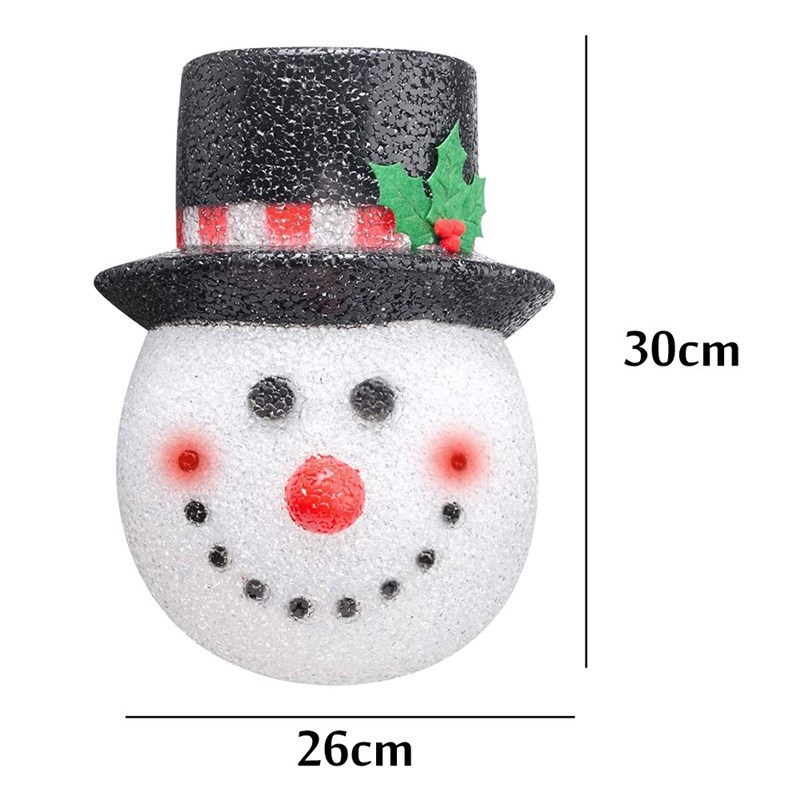 1pc/2PC Christmas Snowman Porch Light Cover New Year 2021 De