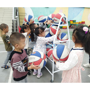 幼儿园篮球收纳架摆放足球儿童专用架篮球框学校班级移动球架推车