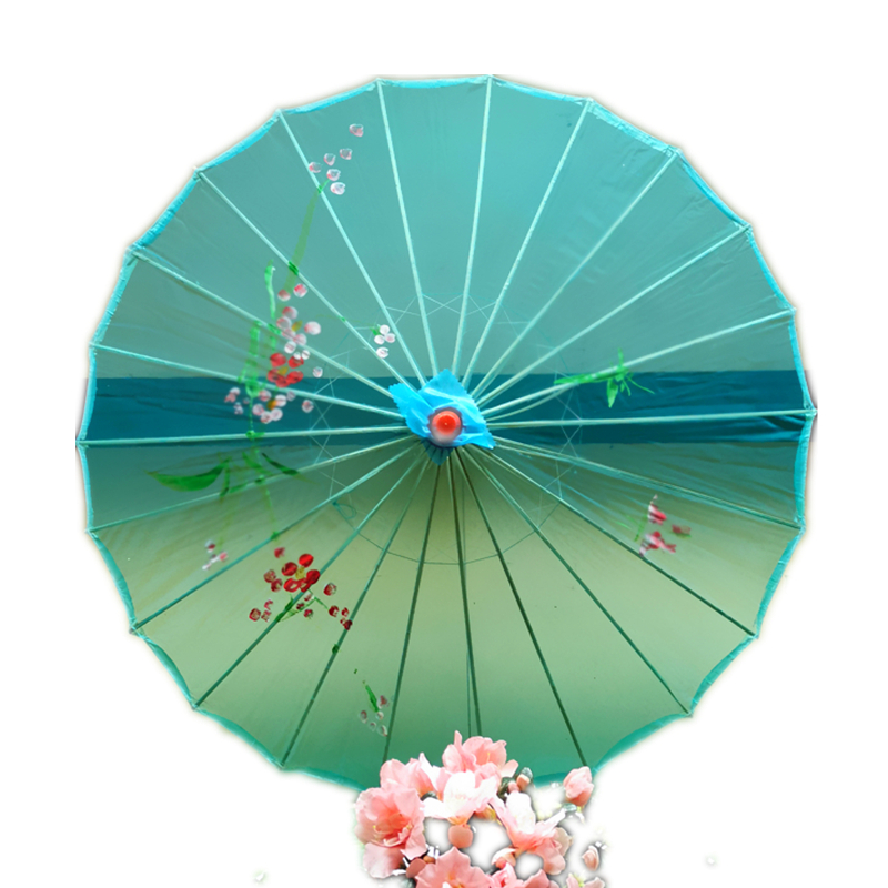 极速跳舞用的伞 演出道具透明绢纱伞江南古典装饰伞广场伞工艺油