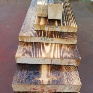 推荐碳化木板宽板台面楼梯踏步板户外防腐木板材实木柱子地板吧台