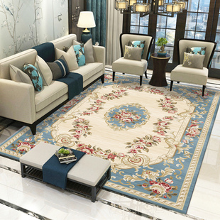 推荐客厅家用地毯北欧风沙发茶几垫现代简约卧室满铺床边地垫可水