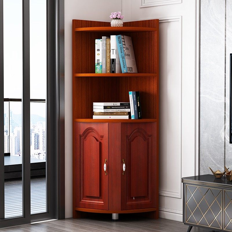 北欧式角柜多功能转角柜墙角柜拐角柜置物架角落收纳储物柜三角柜