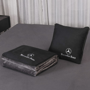 速发汽车抱枕被子两用车载多功能个性靠枕后排三合一车内毯子空调