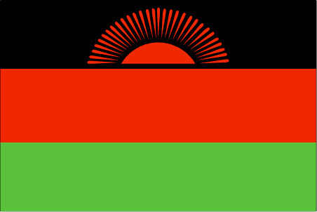 国旗北京旗帜厂世界各国外国马拉维1号192cm旗帜