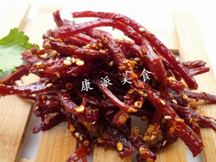 【康派小厨】四川特色香辣牛肉条100克 自贡豇豆牛肉