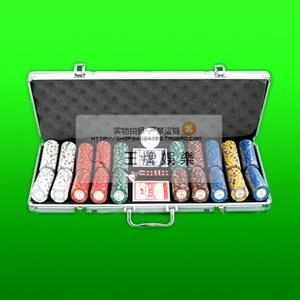 「王牌娱乐」500码 德州扑克筹码套装 montecarlo 14克黏土筹码