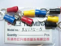 圆形预绝缘端头RV1.25-5冷压端子1000只/包 0.7MM 国标