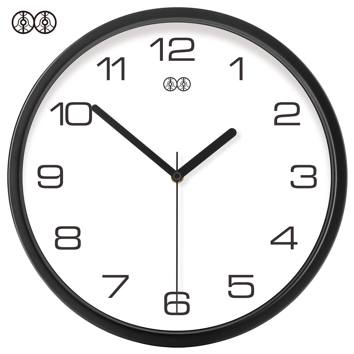 李李艺术挂钟挂表简约大数字简洁老人用客厅卧室创意静音石英钟