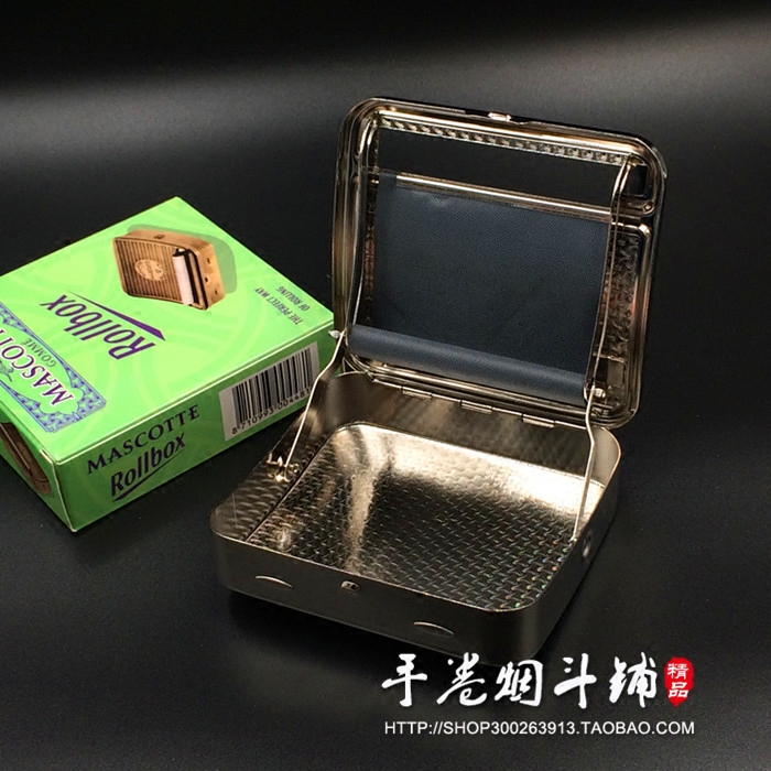 70mm半自动盒式卷烟器手动盒式卷烟机器金属便携diy金属菸盒烟具