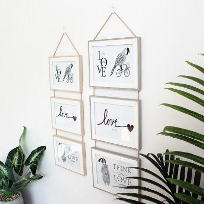 照片相框挂墙儿童组合连体图片