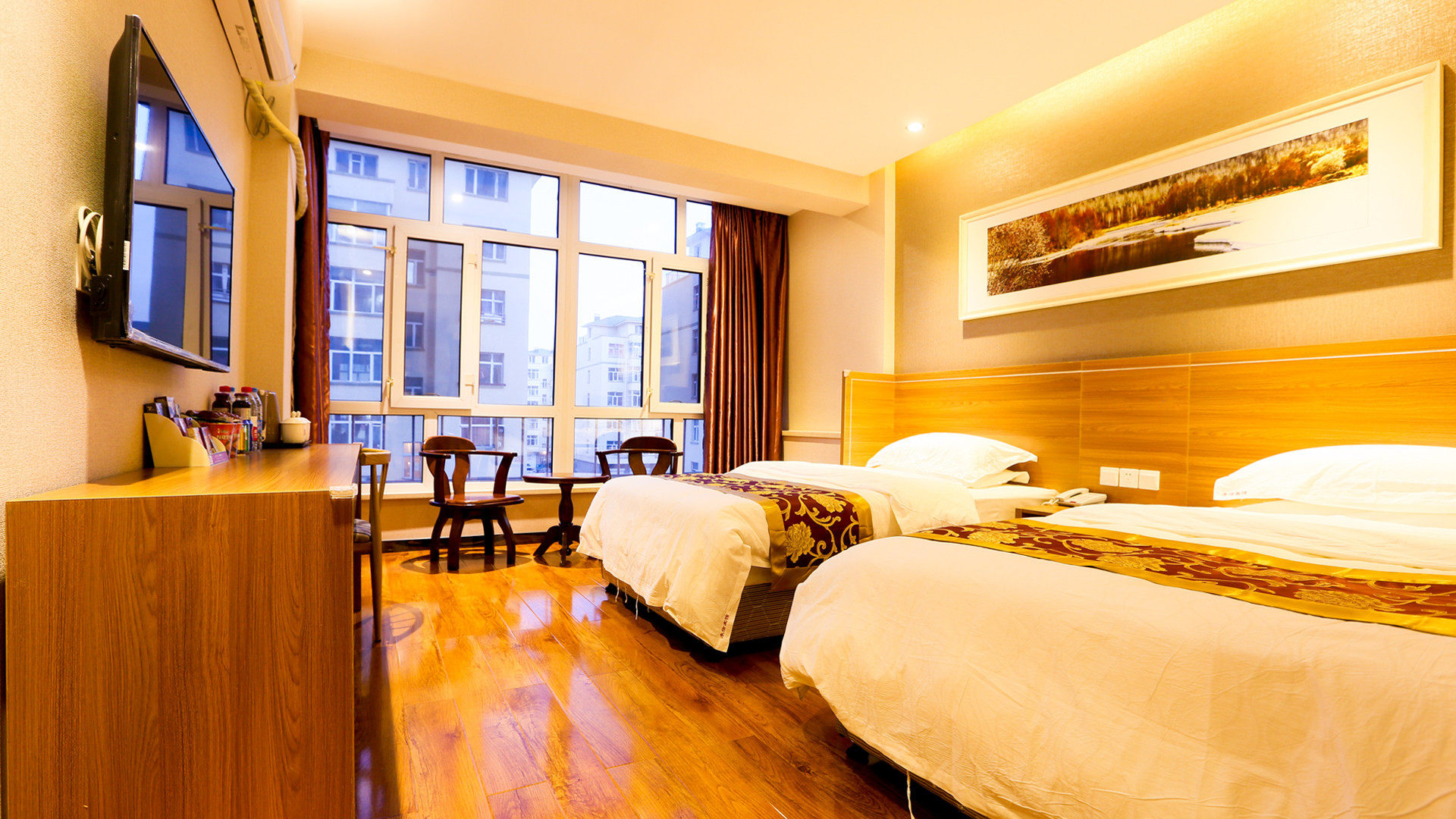 阿荣承信宾馆商务大床房酒店客栈日历