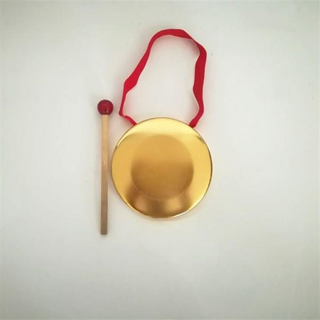 大铜锣铜锣三句半镲铜锣玩具镲演出敲锣打鼓大鼓手锣铜啰摇摇快板