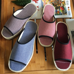 千层底布拖鞋手工纯棉