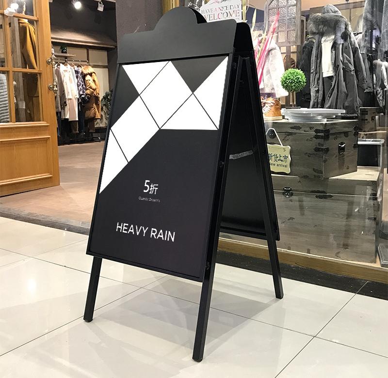 双面立式广告牌宣传海报展示架图片