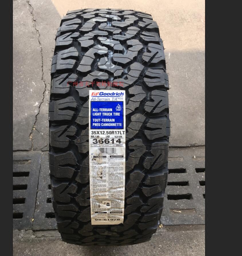 轮胎百路驰越野35x1250r17lt121rtko2美国进口卡客车轮胎