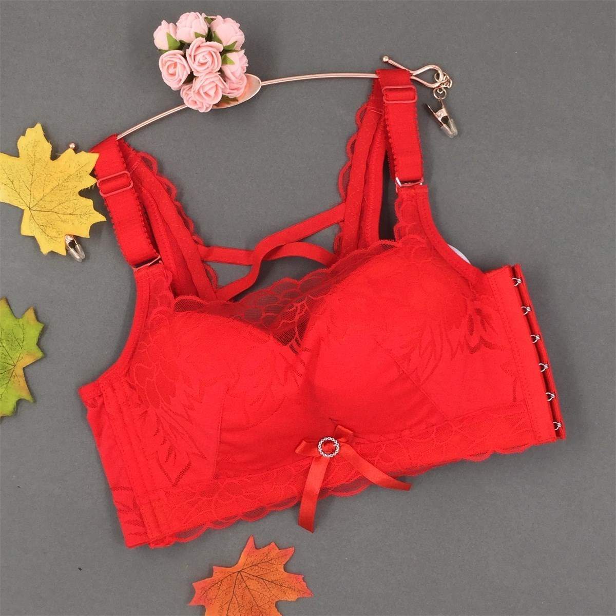 六排扣文胸聚拢调整型 加厚大额优惠券